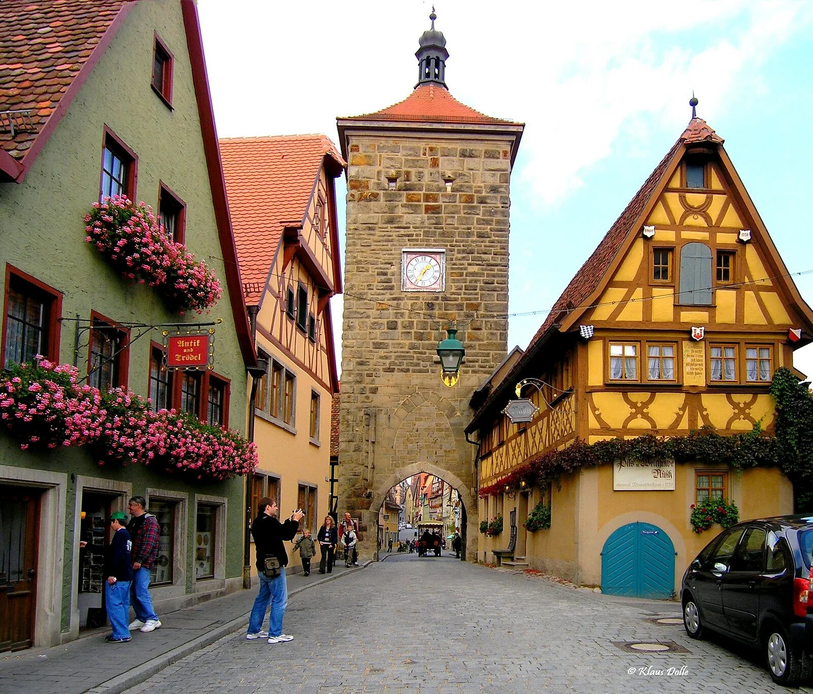 Старый город Ротенбург-об-дер-Таубер. Ротенбург-об-дер-Таубер, Бавария. Ротенбург-об-дер-Таубер. Рыночная площадь (Ротенбург-об-дер-Таубер).