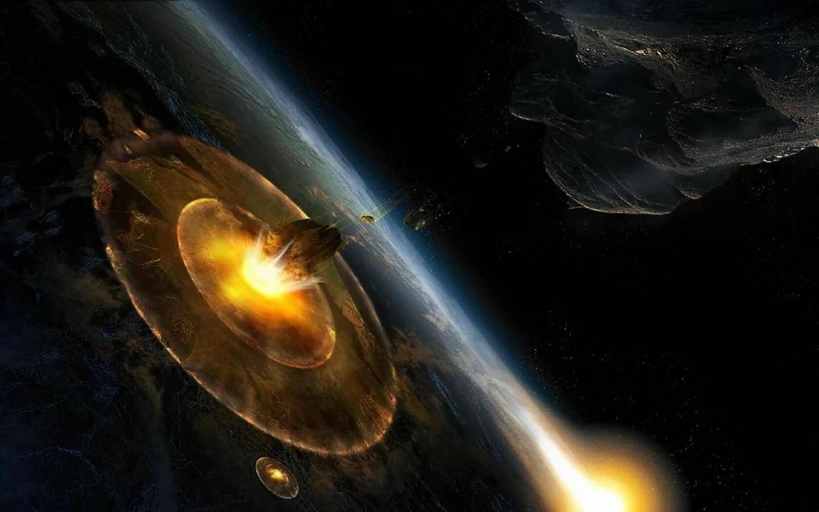 Космические ЧС. Астероиды. Взрыв планет. Падение Луны Фатты на землю.