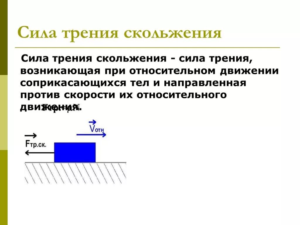 Сила трения определение 7 класс. Формула силы трения скольжения в физике. сила трения скольжения качения 7 класс физика. определите силу трения скольжения. сила трения скольжения формула.