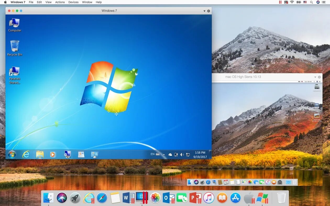 Os high. Parallels High Sierra. Mac os x Parallels. Параллелс десктоп на рабочем столе Мак. Parallel app на Mac os.