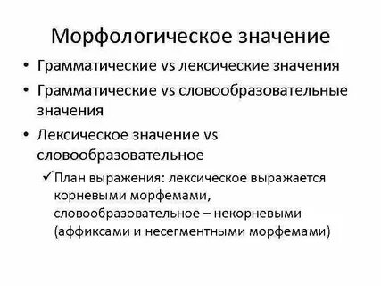 Круглый морфологический