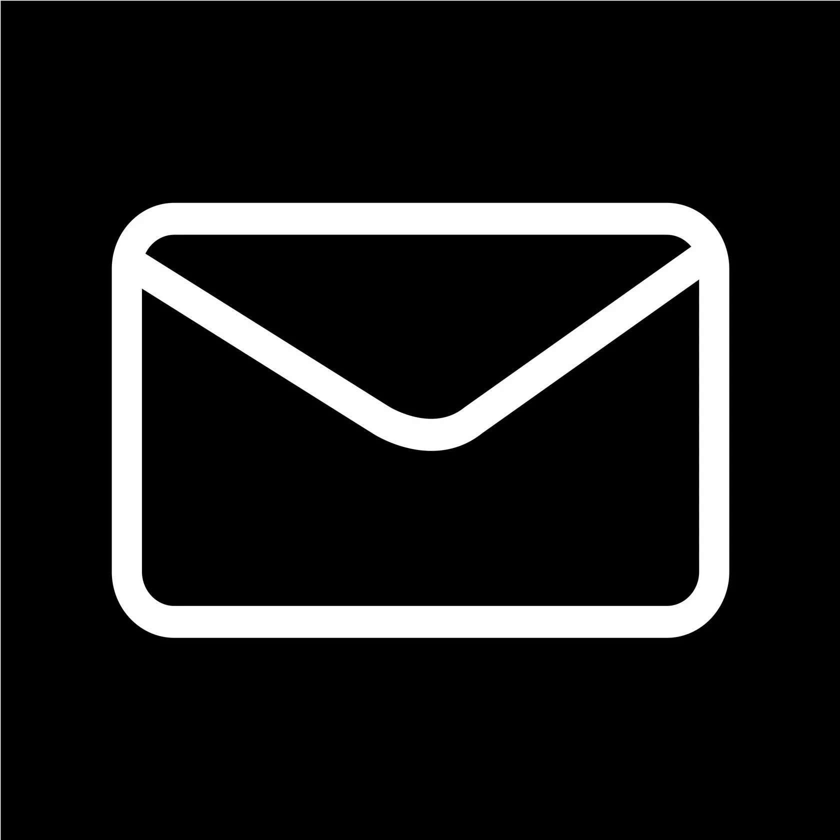 Email - Black Line Background - CleanPNG / KissPNG