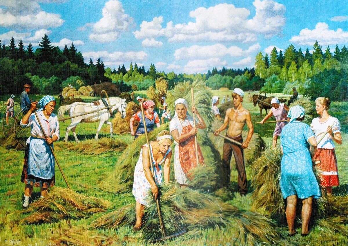 Образ жизни славян. Трофим Бессонник 5 августа. Ольга Страдница 24 июля. Древняя Русь славяне земледелие. Поле Русь сенокос.