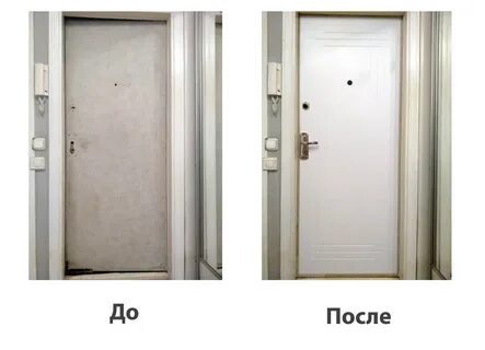 Замена панели на входной двери