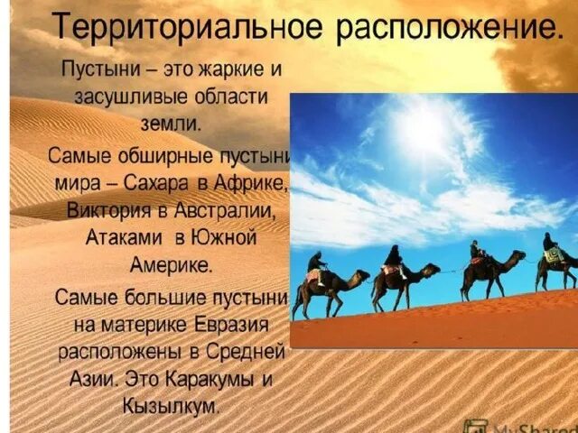 Презентация "Степи и пустыни" (8 класс) по географии - скачать проект