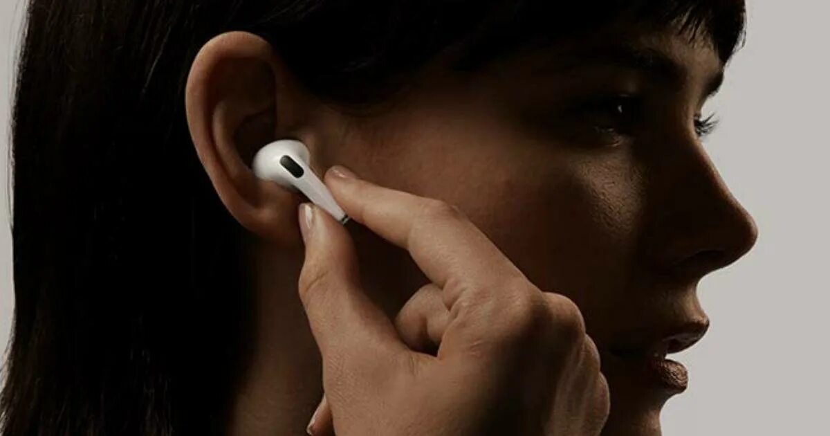 AIRPODS красивое фото темный фон.