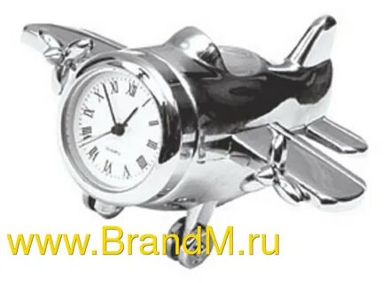 Часы самолет движущиеся