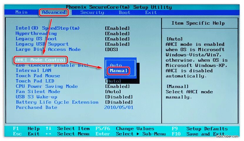 Как в биосе выбрать установку. Bios hdd ahci ide. режим жесткого диска ahci или ide. биосе ноутбук hp режим ahci. режим ahci в биосе.