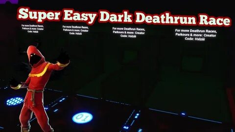 SUPER EASY DARK DEATHRUN RACE - Fortnite Creative Map Code -