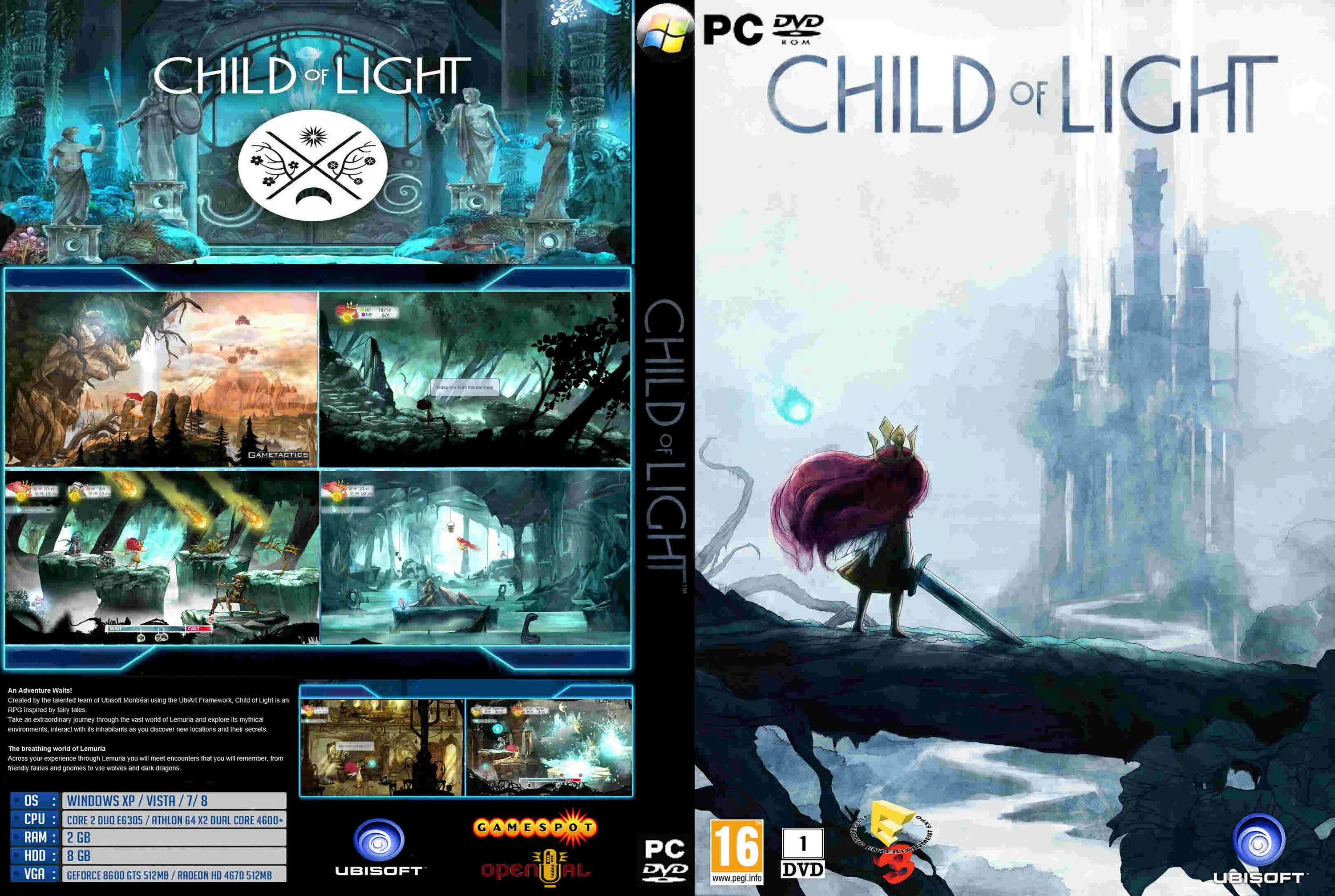 Child of Light Ultimate Edition. Компьютерная игра child of Light. Child of Light обложка. Child of Light кооп.