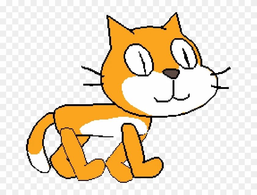 Scratch рыжий кот. Спрайт для scratch. scratch спрайты кота. котик скретч. персонажи для скретч.