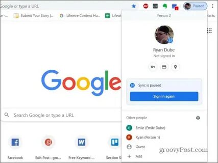 Chrome аккаунт
