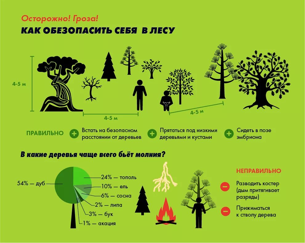 Памятка как уберечься от молнии. Безопасность в лесу при грозе. Памятка от грозы. Правило безопасности при грозе. Гроза где безопасно