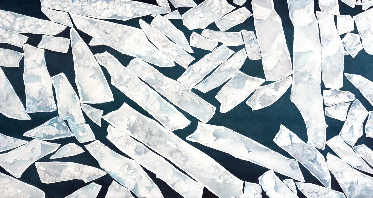 Собрать слово вечность. Ледяные осколки. Лед из бумаги. Вечность из льдинок. Со льда в вечность.