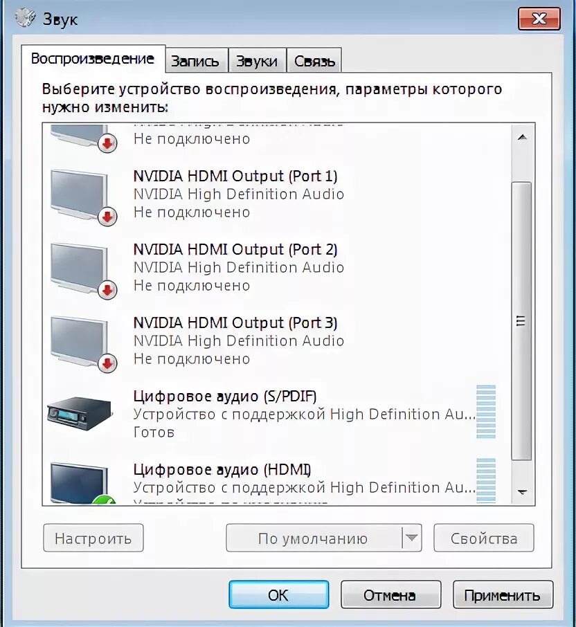 Пропал звук после перезагрузки. После переустановки винды пропал звук. Нету звука после переустановки виндовс 7. 4 Сигнала после переустановки видеокарты. Цифровое аудио s PDIF нет звука виндовс.