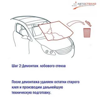 Схема лобового стекла