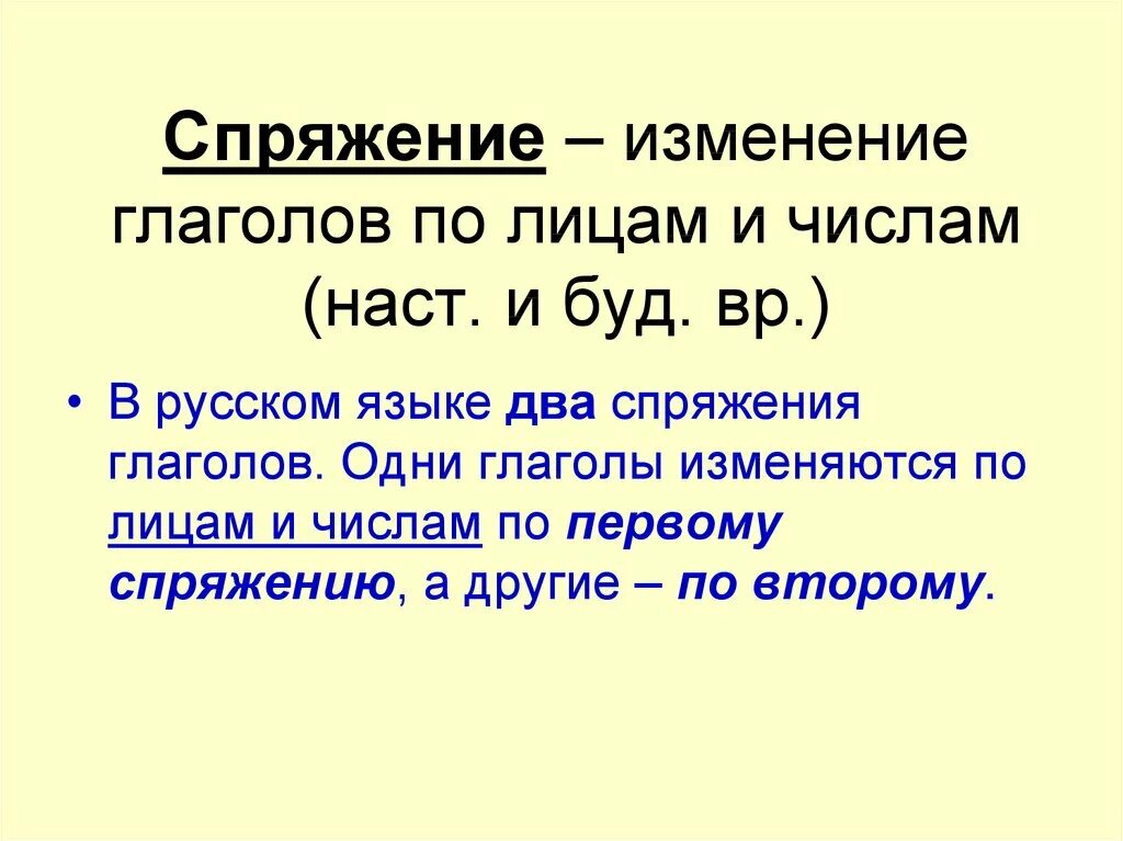 Спряжение глаголов русский язык презентация