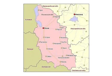 Географический псков