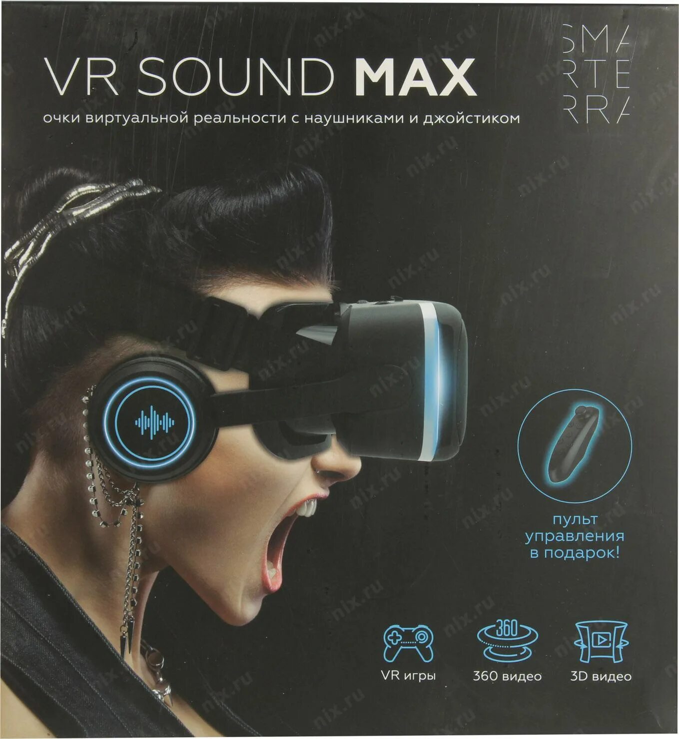 VR Sound Max. Smarterra VR Sound. Smarterra VR Sound Max очки виртуальной реальности с наушниками и джойстиком. VR Sound Max куаркод.