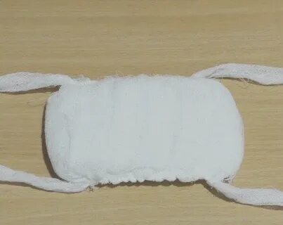 Ватная повязка своими руками