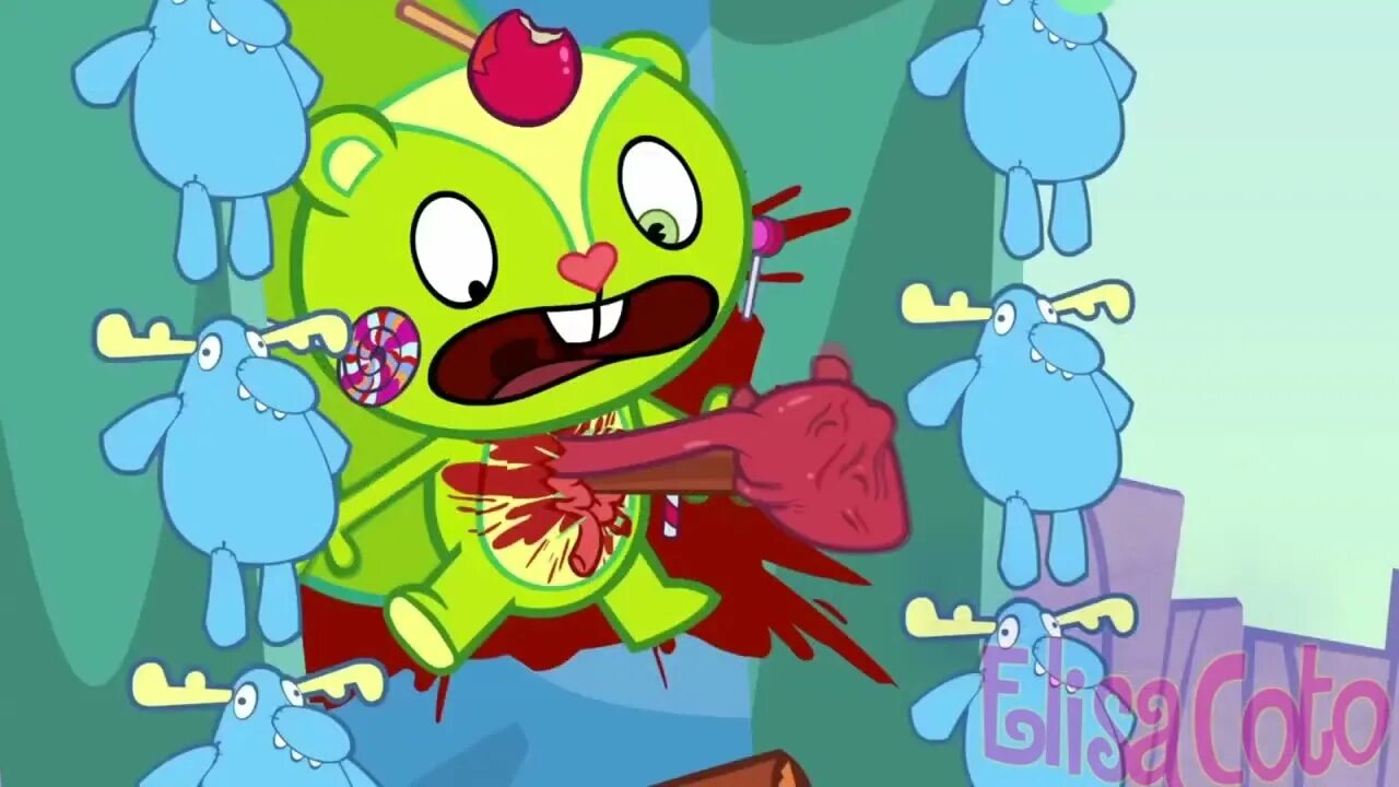 Htf 3.3 gp. Счастливые Лесные друзья Happy Tree friends. Натти Happy Tree friends скрины.