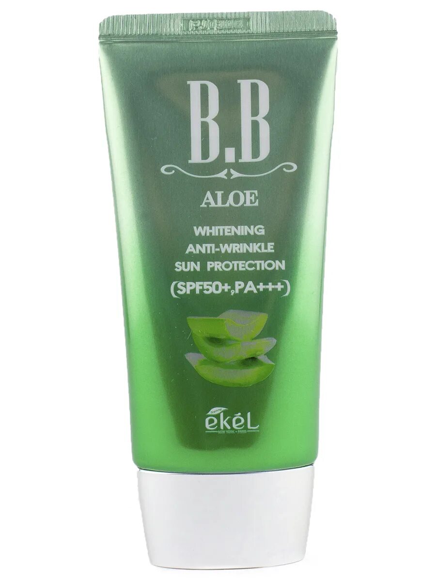 Spf 50 aloe. Ekel Aloe BB Cream Aloe SPF 50+/pa+++ 50 мл. Ekel BB крем для лица с алоэ 50мл. Ekel Aloe cc Cream spf50+ pa+++. Ekel BB крем с экстрактом алоэ spf50+ pa+++ 50мл / 771017.