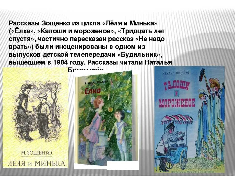 Тест по произведениям зощенко. Характеристика минькт Зощенко елка.