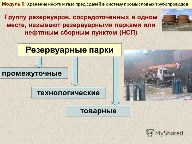 Транспорт и хранение газа