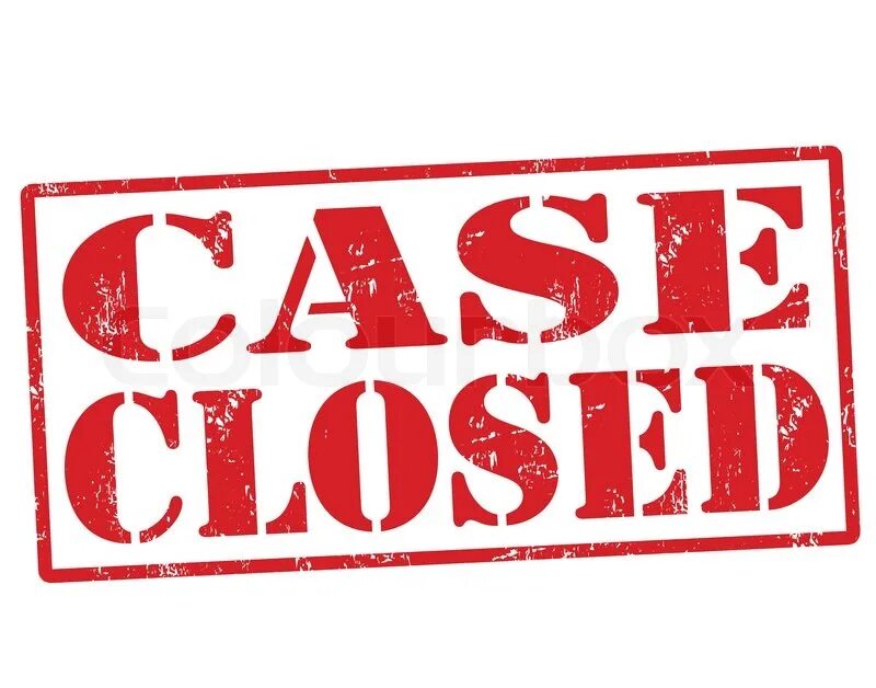 In case of closing
