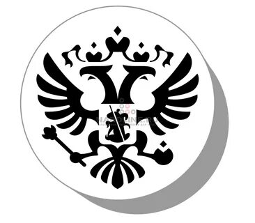Герб орел вектор