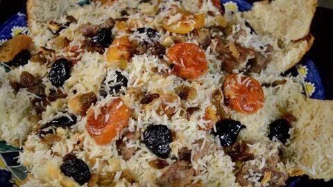 Шах плов с сухофруктами