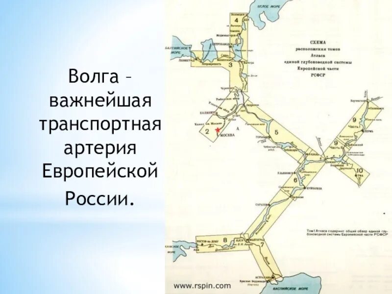 Единая глубоководная система (ЕГС) европейской части России. Атлас Единой глубоководной системы России том 1. Атлас Единой глубоководной системы европейской части РФ том 5. Схема шлюзов на Волге.