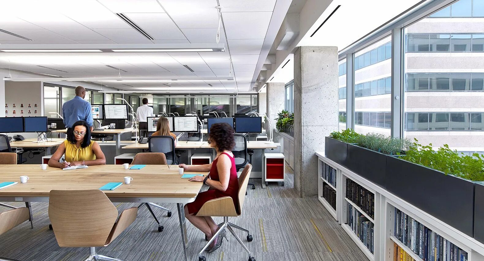 In the working environment