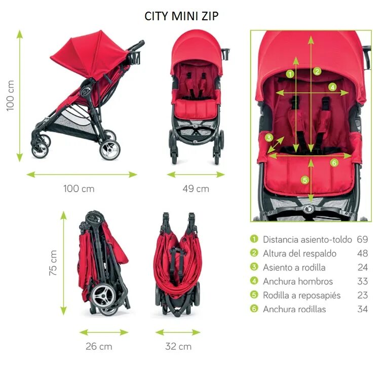 Коляска city mini baby