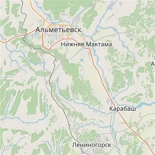 Сколько от альметьевска до бугульмы