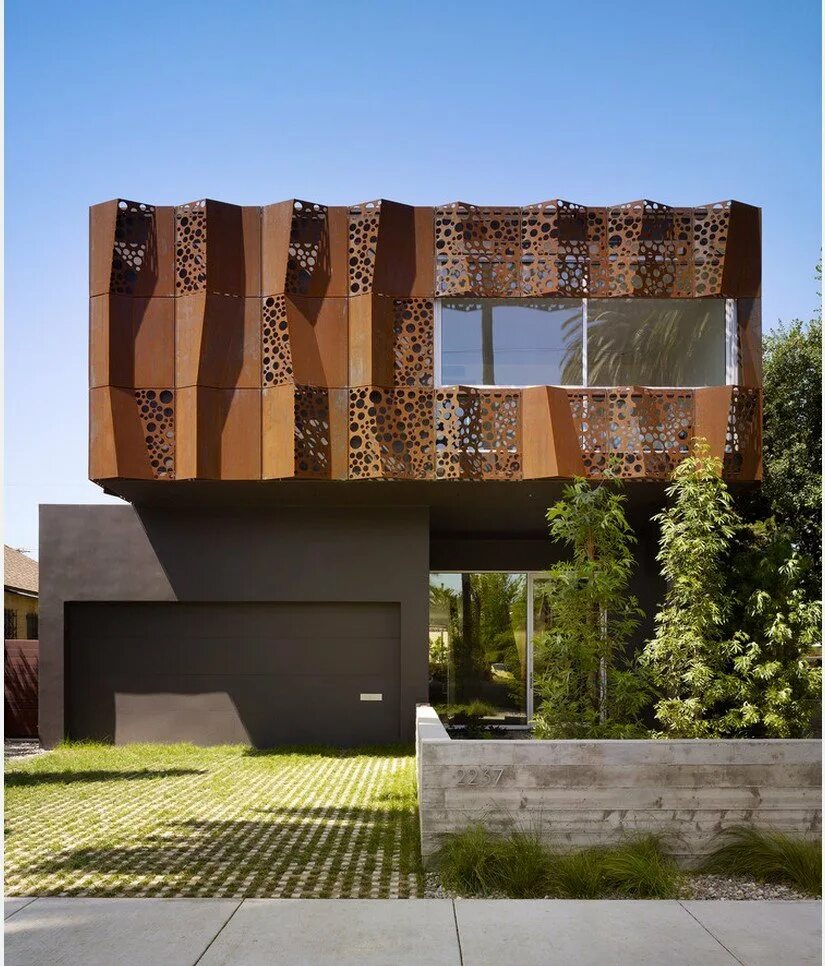 Интересные фасады зданий. Modern high school в лос-анджелесе, сша. Современная архитектура фасады. Интересные фасады. Школа и научный центр в австралии.