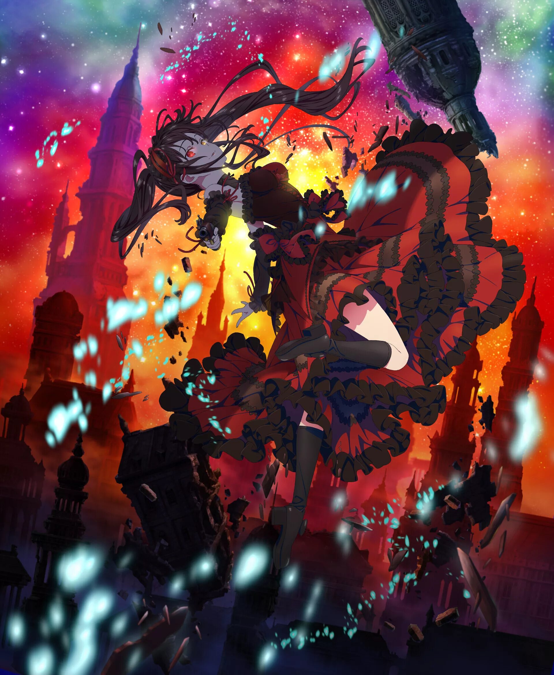 Рандеву со смертью. Куруми токисаки аниме. Шидо аниме кадры. Куруми токисаки с пулей. Date a bullet куруми.