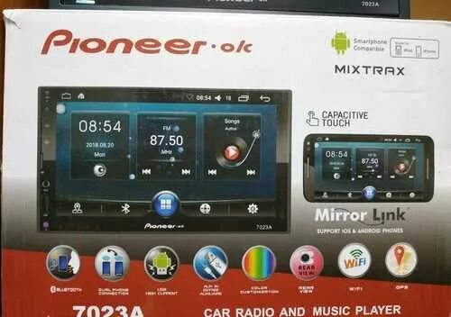 Pioneer ok андроид. Pioneer.ok 70231. Пионер 7023а. Автомагнитола Pioneer Android 9.1. Модель 7023a. Пионер ок 7023а характеристики.