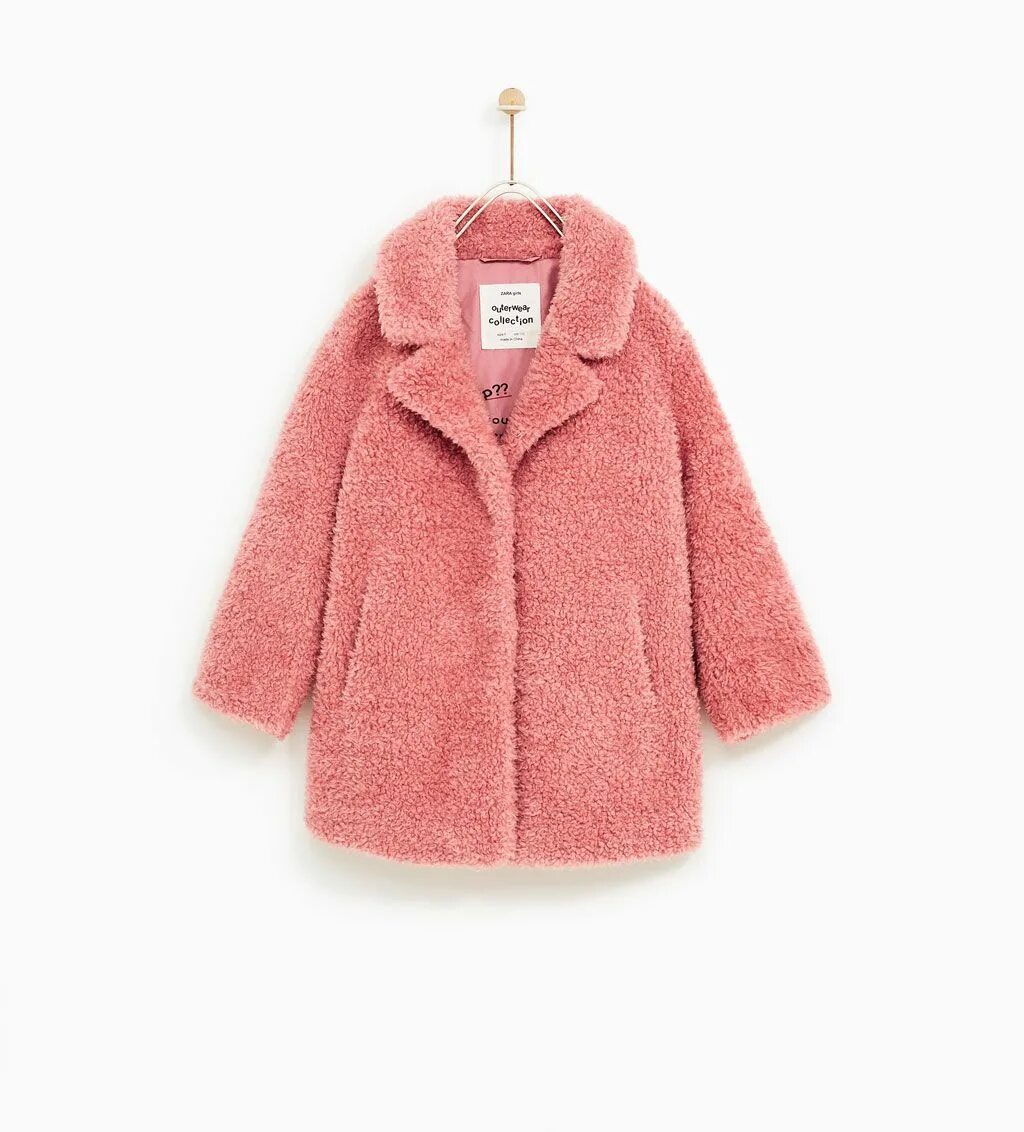 Пальто для девочки мех. Искусственная шубка zara kids. пальто барашек zara. зара детское пальто из искусственного меха. пальто плюшевое zara.