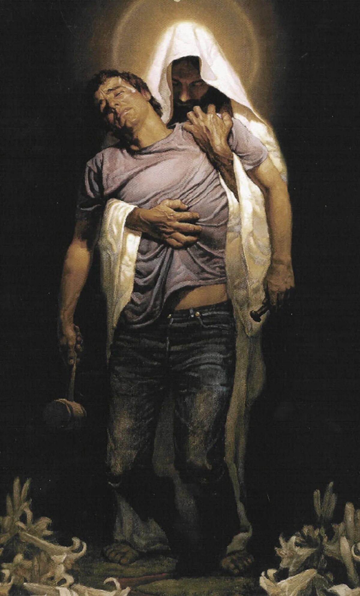Бог над людьми. Thomas blackshear иисус. художник thomas blackshear. &quot; иисус. бог и человек&quot;. ( jesus)..