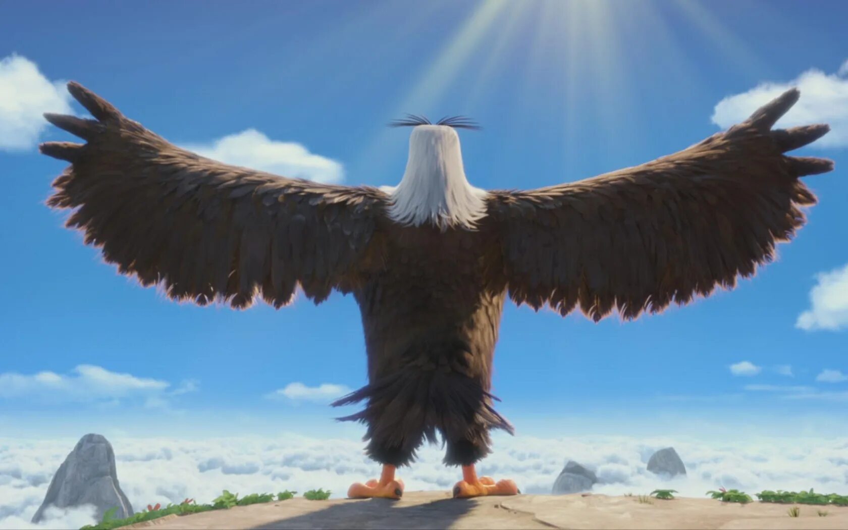 Орел из angry birds. Angry birds могучий орёл. орел из энгри бердз.