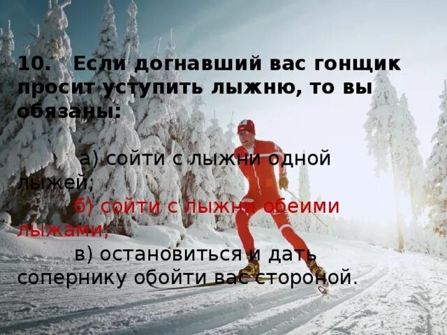 Нужно ли уступать лыжню сопернику. Если догнавший вас гонщик просит уступить лыжню то вы обязаны. как уступать лыжню. обязаны уступить лыжню как. лыжню уступите картинка.