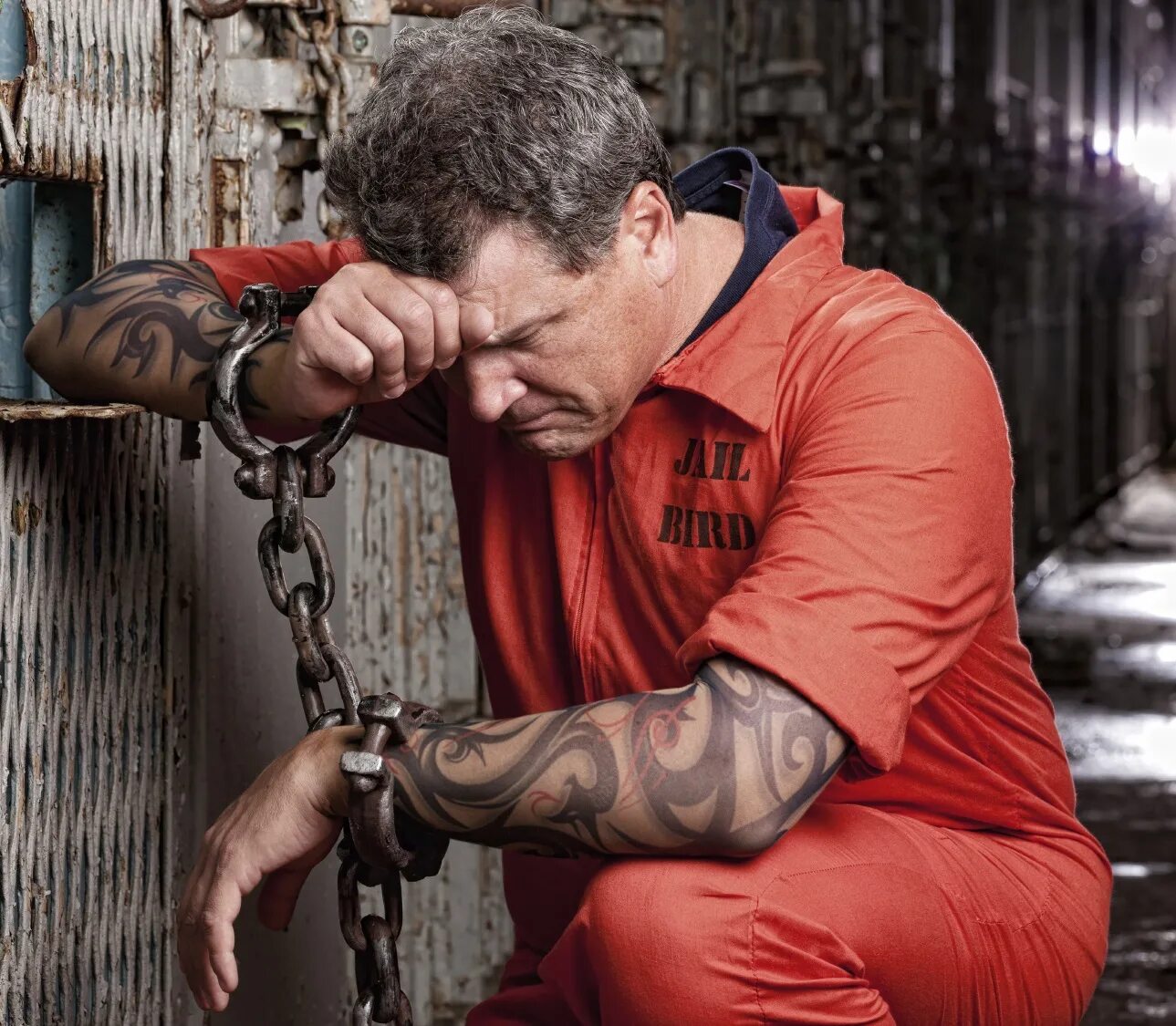 Put in prison