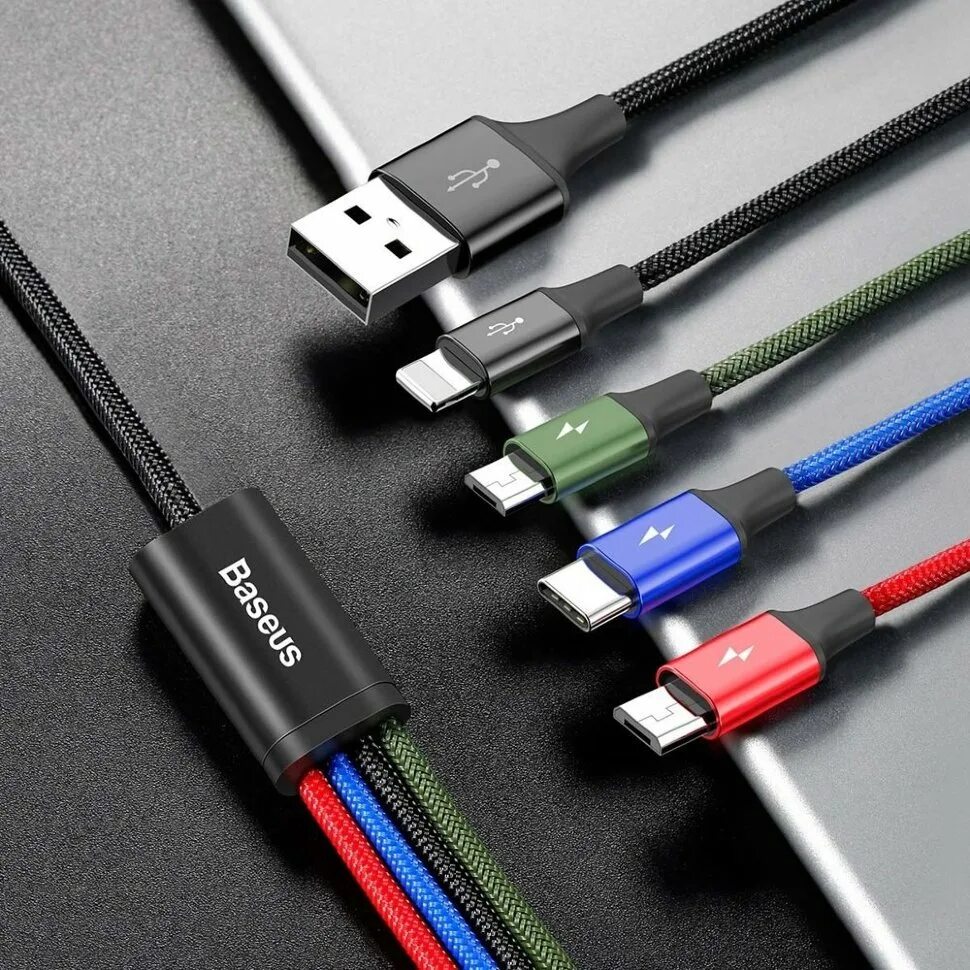 Кабель для мобильных устройств usb type c. Провод type c lightning + type c + micro. micro usb type c 2 in 1 cable. кабель baseus ca1t4-c01. usb c lightning 2m cable.