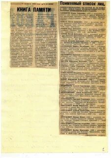 Репрессии список