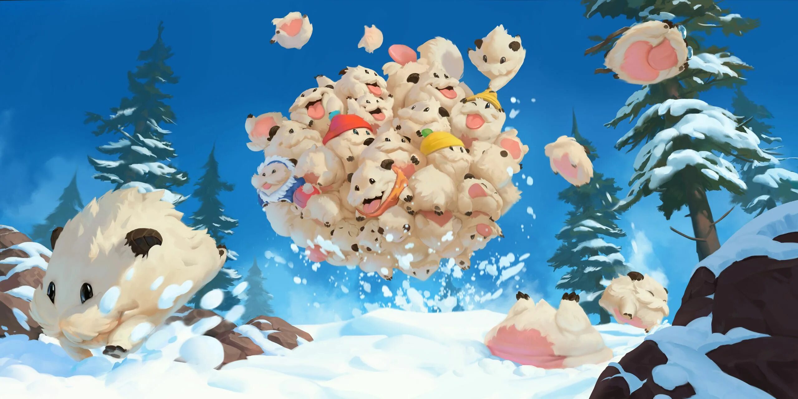 Poro аркейн. Poro рождество. Поро книги. Радостный поро. Поро лига легенд.