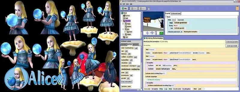 Teach программа. Алиса программа. alice (язык программирования).