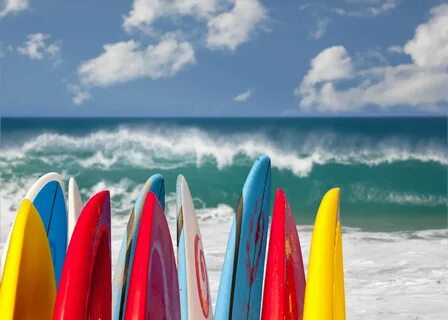 Rainbow surf beach 2