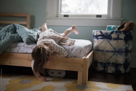 Girls under bed