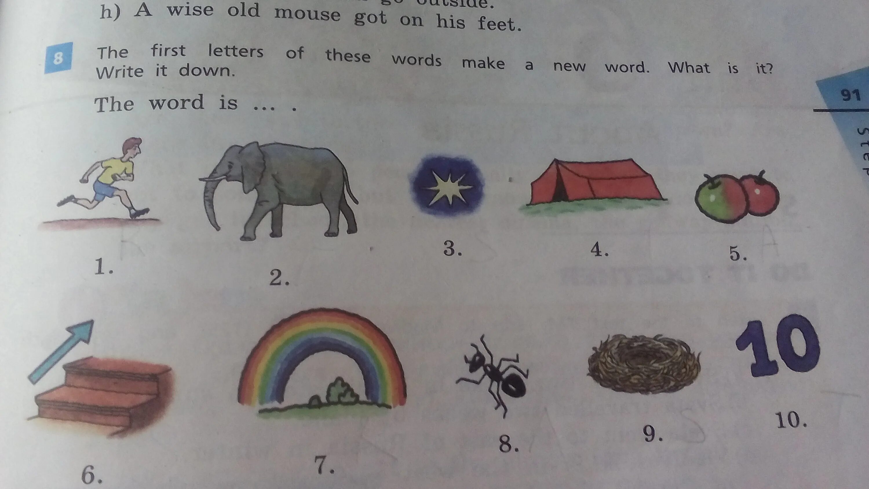 What is it write the word. The first letters of these words make a new. what is the word. the first letters of these words make a new word. the word is the. the first letters of these words make a new word.what is it.